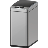 Корзина для мусора сенсорная прямоугольная Koer TC-020408-02 8 л цвет нержавейка (KR5588)