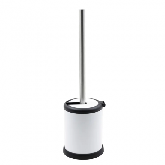 Йоржик для унітазу підлоговий Mixxus Topper-TB0201 White колір білий (MI7094)