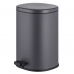 Відро для сміття з плавним закриттям овальне Mixxus Premium Olivary-TC0105 Graphite 5 л колір графі