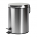 Відро для сміття кругле Zerix Solo-TC0105 SS Color 5 л колір нержавійка (ZX5897)