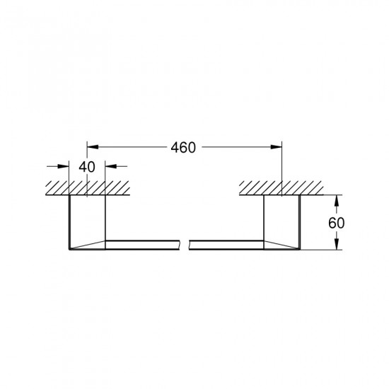 Тримач для рушників Grohe Selection Cube (40767000)