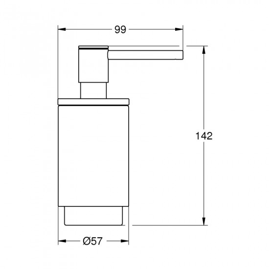 Дозатор жидкого мыла Grohe Selection (41028000)