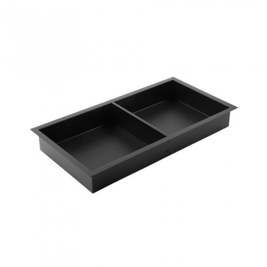 Полиця для ванної кімнати Mixxus Premium Niche-0103 Black (MI6682)