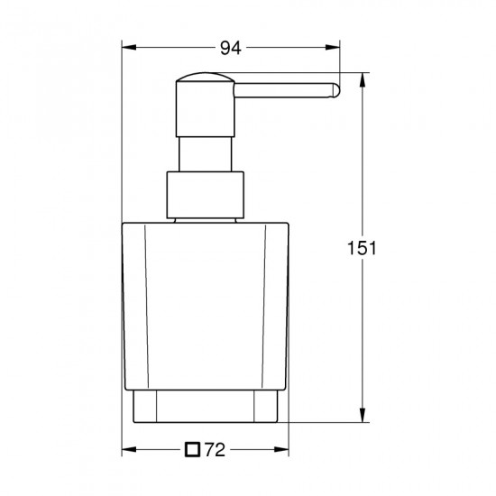 Дозатор рідкого мила Grohe Selection Cube (40805000)