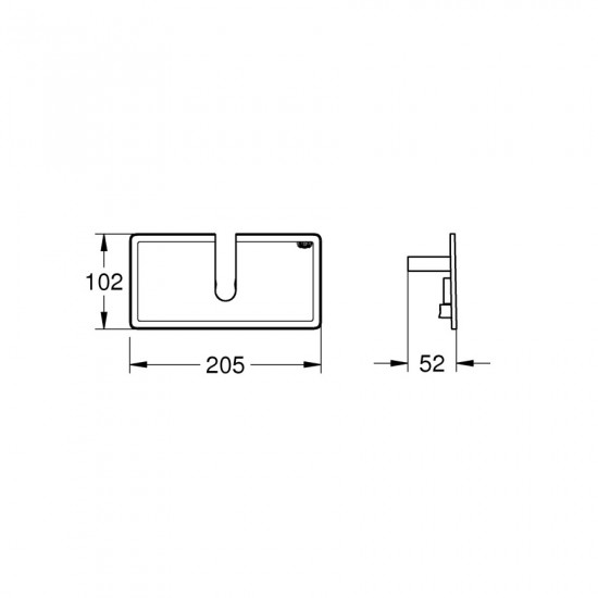 Поличка на термостат Grohe Euphoria System (26362LN1)
