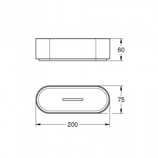 Полиця для ванної кімнати Grohe Selection (41037000)