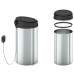 Відро для сміття сенсорне кругле Mixxus Premium Ellipse-TC0109 Chrome-Black 9л (хром-чорне) (MI7083