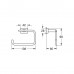 Тримач для туалетного паперу Grohe Essentials Cube New (40507001)