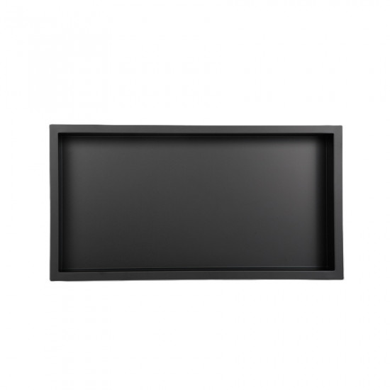 Полиця для ванної кімнати Mixxus Premium Niche-0102 Black (MI6680)
