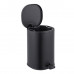 Відро для сміття з плавним закриттям овальне Zerix Prime-TC0105 Black 5л колір чорний (ZX5902)