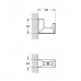 Гачок для халата Grohe Selection Cube (40782000)