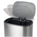 Ведро для мусора с плавным закрытием овальное Mixxus Premium Diverse-TC0105 SS Цвет 5л цвет нержавеющий