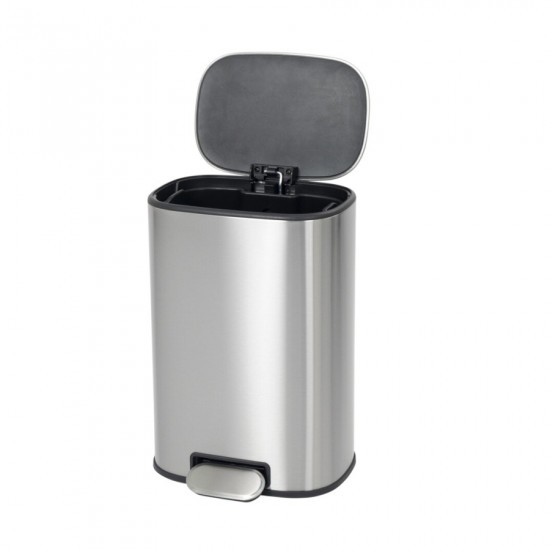 Ведро для мусора с плавным закрытием овальное Mixxus Premium Diverse-TC0105 SS Цвет 5л цвет нержавеющий