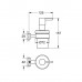 Дозатор рідкого мила Grohe Essentials Cube New (40756001)