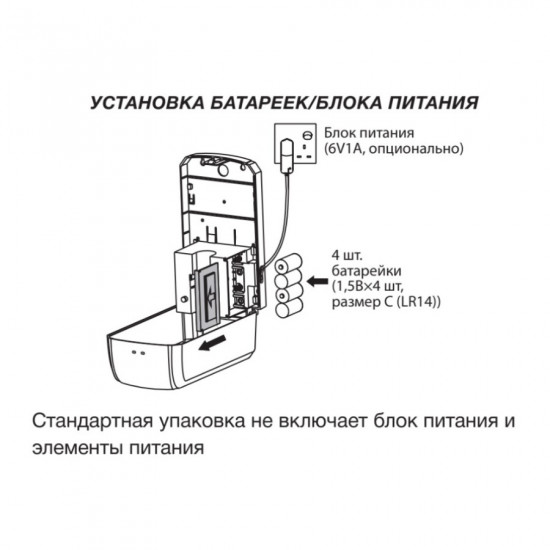 Дозатор безконтактний Zerix TSD-001-A (для антисептика) (ZX3248)