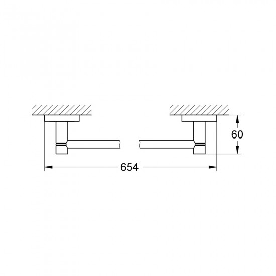 Держатель для полотенец Grohe Essentials New (40366001)