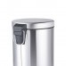 Ведро для мусора с плавным закрытием круглое Mixxus Ellipse-TC0205 SS Color 5л цвет нержавейка (MI7)