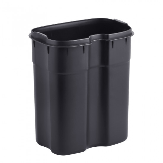 Відро для сміття з плавним закриттям прямокутне Mixxus Premium Style-TC0305 SS Color 5л колір нержа