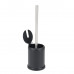 Йоржик для унітазу підлоговий Mixxus Topper-TB0201 Black колір чорний (MI7095)