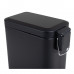 Відро для сміття з плавним закриттям прямокутне Zerix Sansa-TC0105 Black 5 л колір чорний (ZX5894)