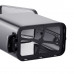 Відро для сміття з плавним закриттям прямокутне Mixxus Premium Quadro-TC0105 SS Color 5л колір нерж