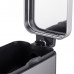 Відро для сміття з плавним закриттям прямокутне Mixxus Premium Quadro-TC0105 SS Color 5л колір нерж