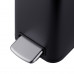 Відро для сміття з плавним закриттям прямокутне Mixxus Premium Quadro-TC0105 Black 5 л колір чорний