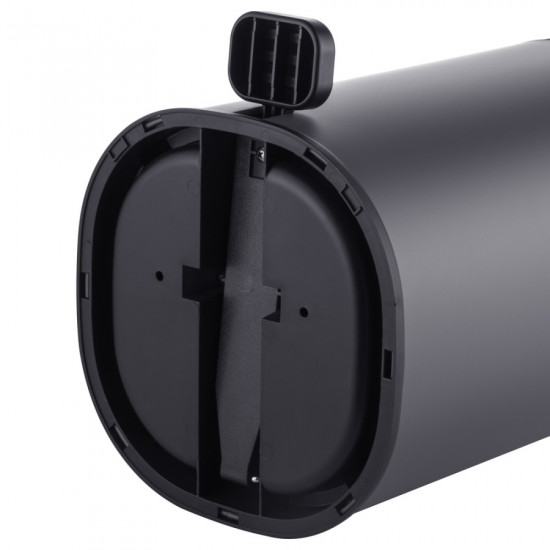 Відро для сміття з плавним закриттям овальне Mixxus Premium Olivary-TC0105 Graphite 5 л колір графі