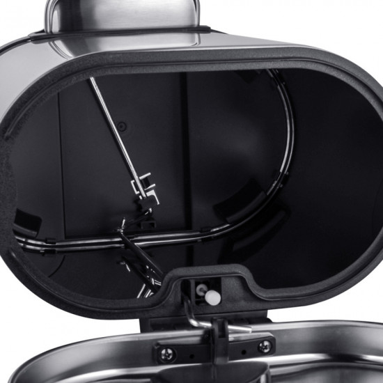 Відро для сміття з плавним закриттям овальне Mixxus Premium Topper-TC0205 SS Color 5л колір нержаві
