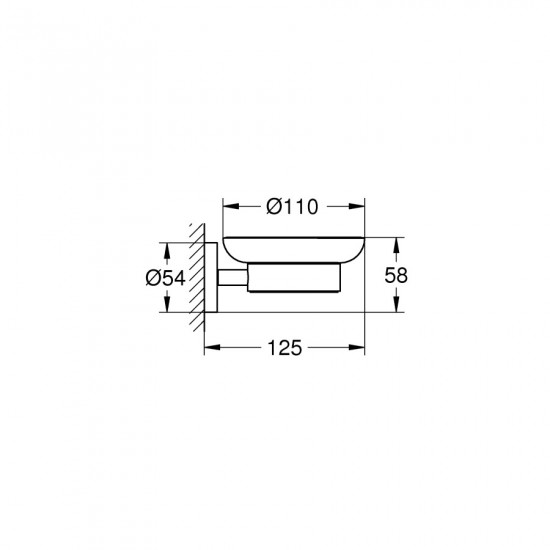 Мильниця Grohe Essentials New (40368001)