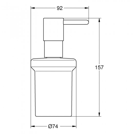 Дозатор рідкого мила Grohe Essentials New (40394001)