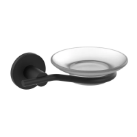 Настенная мыльница Zerix Delux M1302A Black (ZX4646)