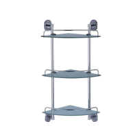 Пенал угловой 3-ярусный Zerix AFB-0107-3 (стекло) (ZX5072)