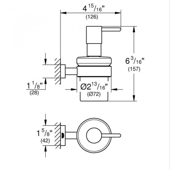 Набір аксесуарів 3в1 Grohe Essentials Cube (BF40511EC)