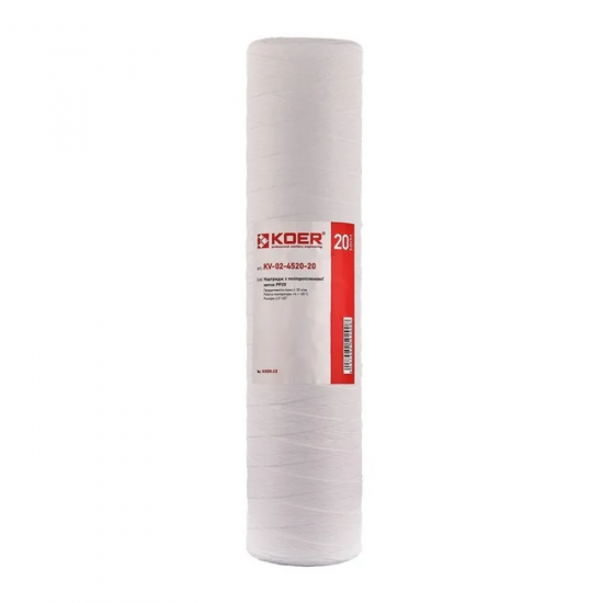 Картридж из полипропиленовой нити Koer KV.5220 PP20 4,5"x20" (KR4780)