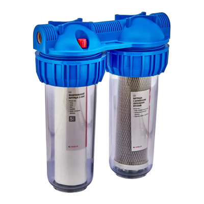 Фільтр для холодної води Koer KV-25-1 (2 колби, 8 атм. 1/2") (KR5768)