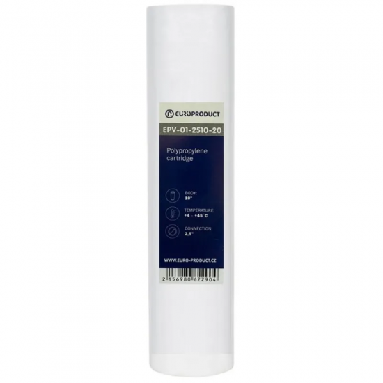 Картридж полипропиленовый Europroduct EPV-01-2510-20 PP20 2,5"x10" (EP6229)