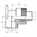 Угол инсталляционный ЗР 25x3/4M PPR Koer K0126.PRO (KP0151)