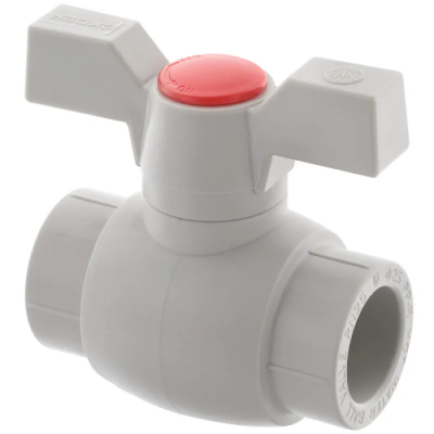 Кран шаровой PPR КШ Koer (бабочка) для горячей воды 25 (Koer K0182.PRO) (KP0235)