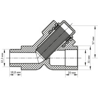 Фильтр грубой очистки 32 PPR Koer K0148.PRO (KP0187)