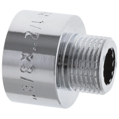 Переходник (коннектор) 3/8 "х1 / 2" (хром) Koer KF.A0406.CHR (KF0137)