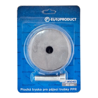 Насадка плоская для паяльника EUROPRODUCT EP.WS040 PPR труб 40mm (EP6101)