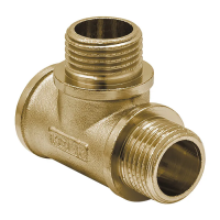 Тройник ВЗЗ Koer KF.T06FMM.WN - 1/2'' (без никеля) (KR3031)