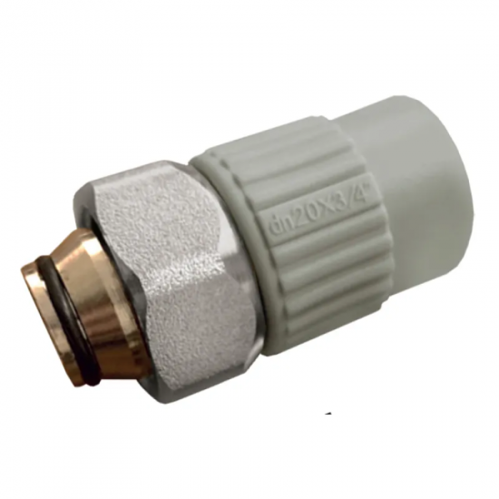 Муфта с евроконусом и накидной гайкой 20x3 /4 PPR Koer K0240.PRO (KP2606)