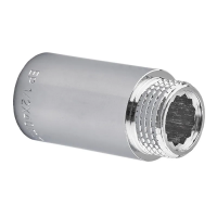 Под verläng Europroduct EP.E040.Chr - 1/2"MF-40мм хром (EP6126)