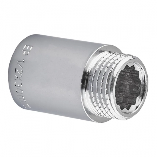 Под延жувач Europroduct EP.E030.Chr - 1/2"MF-30мм хром (EP6125)