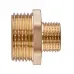 Ниппель редукционный Koer KF.N0608.WN - 3/4"x1/2" без никеля (KR5573)
