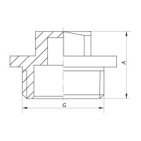 Заглушка Koer KF.P08M.WN - 3/4'' M без никеля (KR5572)