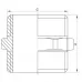 Ниппель Koer KF.N06A - 1/2'' (под прокладку) (KR3046)
