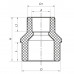 Муфта редукционная Нb 32x25 PPR Koer K0058.PRO (KP0068)
